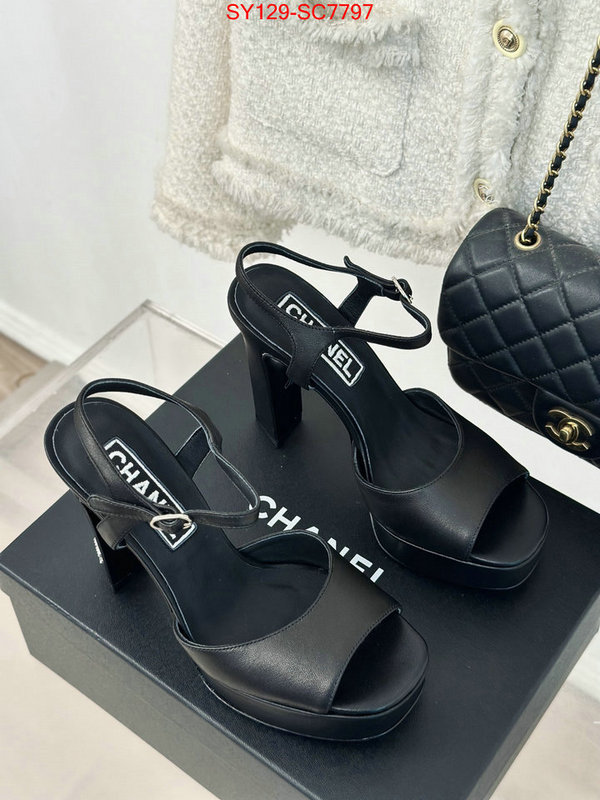 Women Shoes-Chanel buy top high quality replica ID: SC7797 $: 129USD