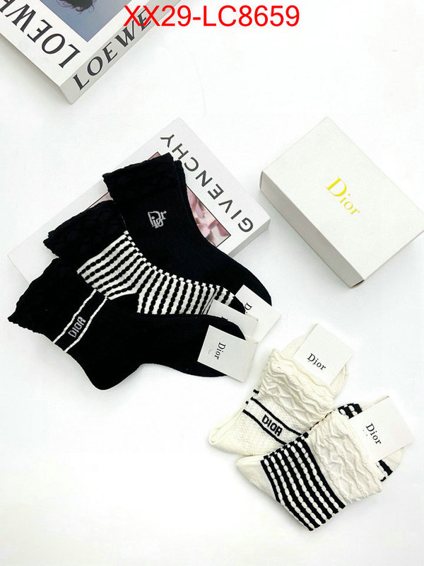 Sock-Dior top quality fake ID: LC8659 $: 29USD