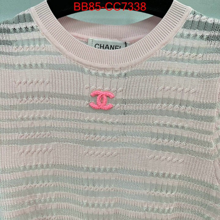 Clothing-Chanel what is top quality replica ID: CC7338 $: 85USD