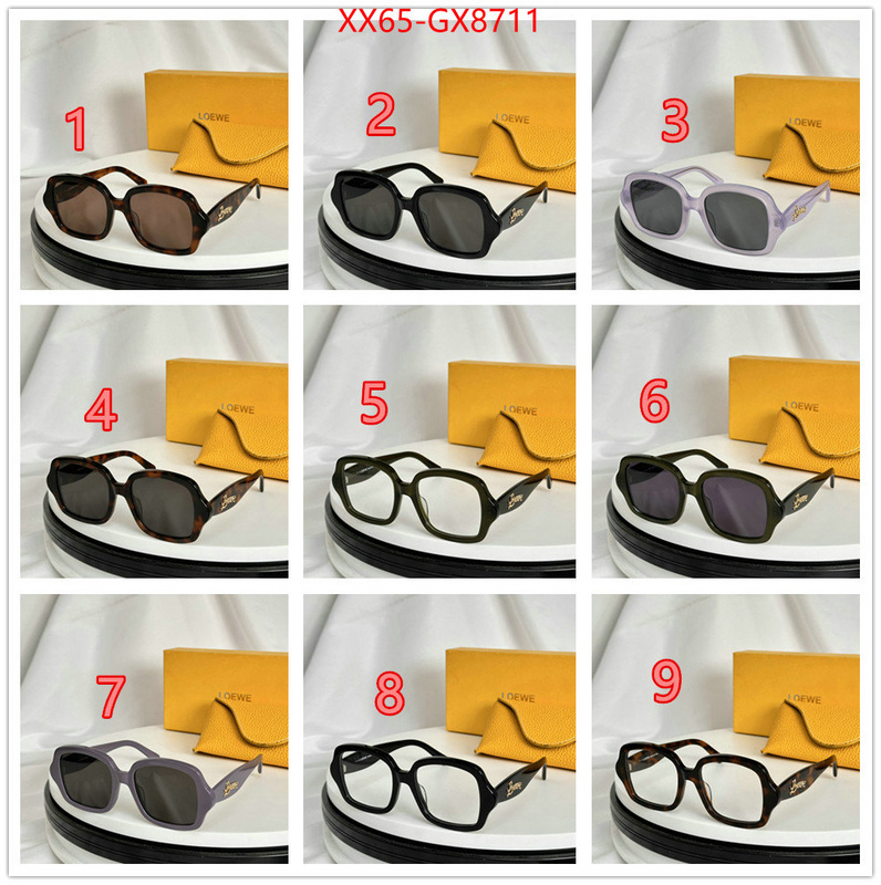 Glasses-Loewe fashion designer ID: GX8711 $: 65USD