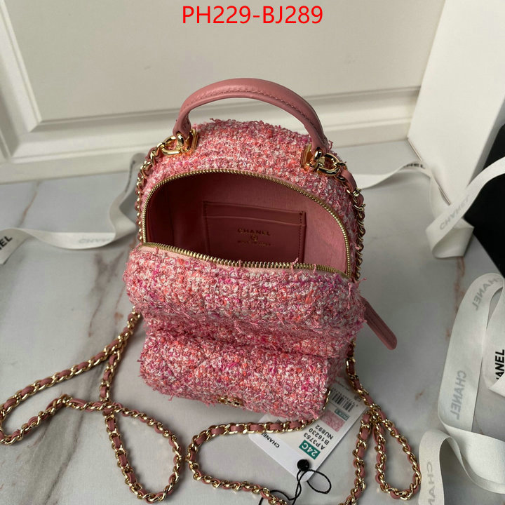 Chanel Bags(TOP)-Backpack- what is a 1:1 replica ID: BJ289 $: 229USD,