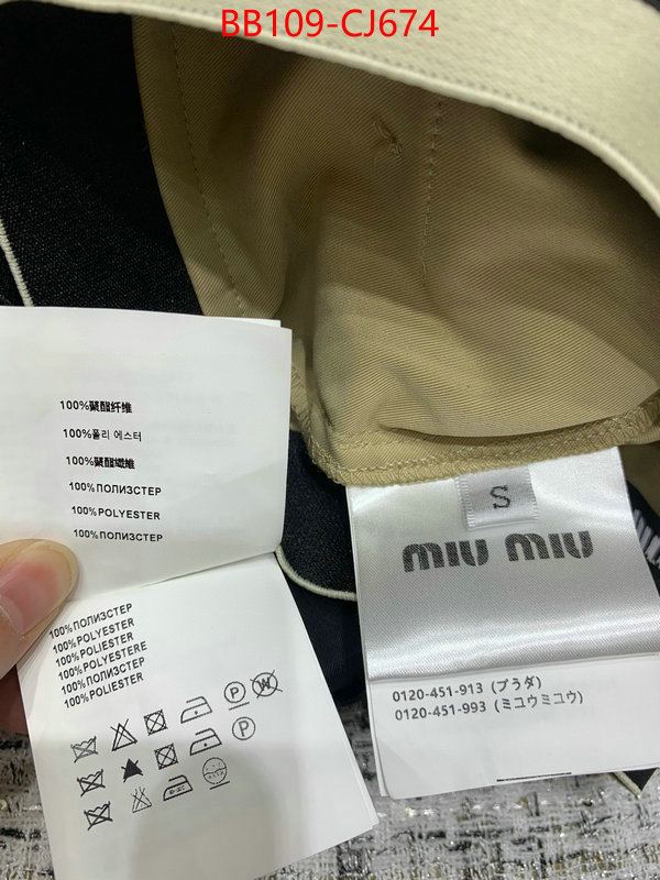 Clothing-MIU MIU what is a 1:1 replica ID: CJ674 $: 109USD