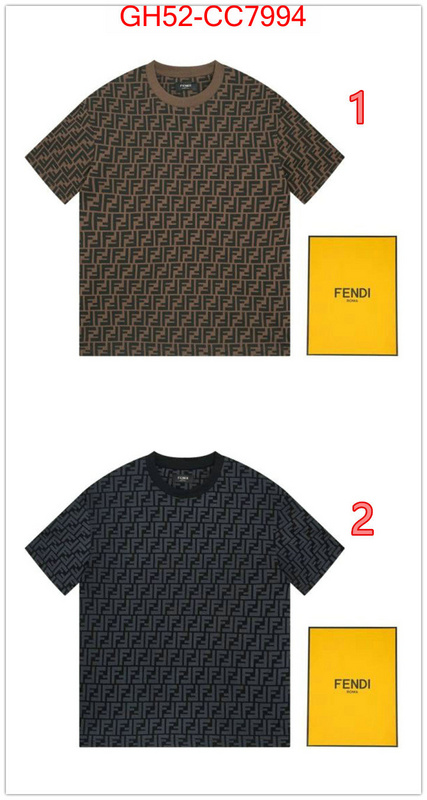 Clothing-Fendi brand designer replica ID: CC7994 $: 52USD