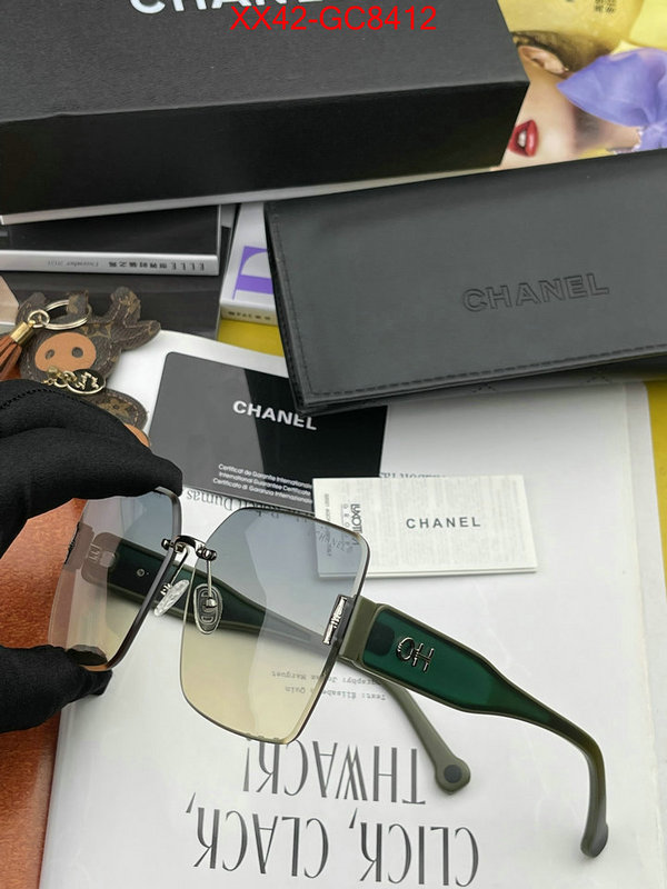 Glasses-Chanel outlet 1:1 replica ID: GC8412 $: 42USD