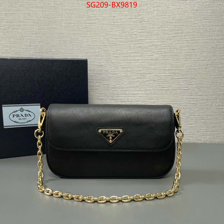 Prada Bags(TOP)-Crossbody- best wholesale replica ID: BX9819 $: 209USD,