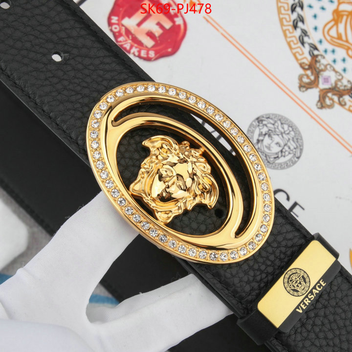 Belts-Versace wholesale replica shop ID: PJ478 $: 69USD