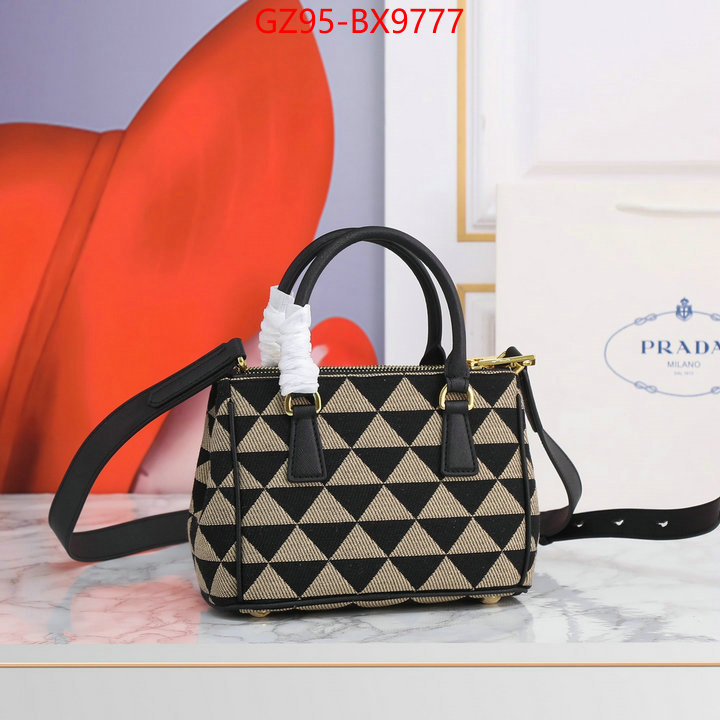 Prada Bags(4A)-Handbag- first copy ID: BX9777 $: 95USD,