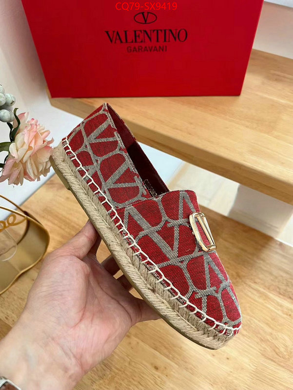 Women Shoes-Valentino aaaaa replica designer ID: SX9419 $: 79USD