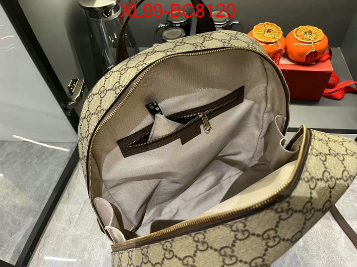 Gucci Bags(4A)-Backpack- 1:1 replica wholesale ID: BC8120 $: 99USD,