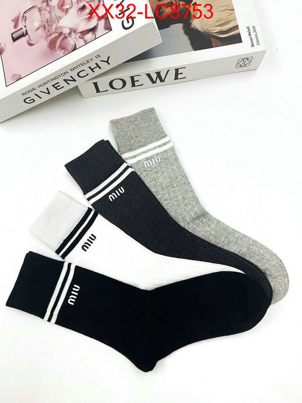 Sock-Miu Miu designer fashion replica ID: LC8753 $: 32USD