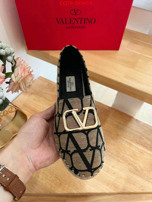 Women Shoes-Valentino aaaaa replica designer ID: SX9419 $: 79USD