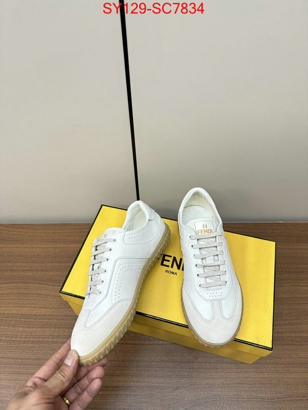 Men Shoes-Fendi shop designer replica ID: SC7834 $: 129USD