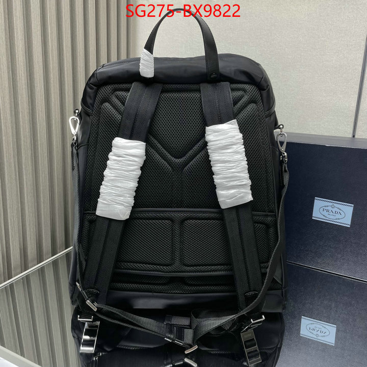 Prada Bags(TOP)-Backpack- are you looking for ID: BX9822 $: 275USD,