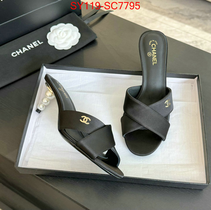 Women Shoes-Chanel for sale cheap now ID: SC7795 $: 119USD