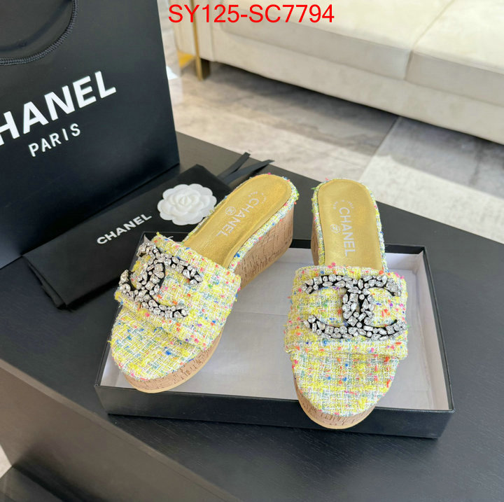 Women Shoes-Chanel brand designer replica ID: SC7794 $: 125USD