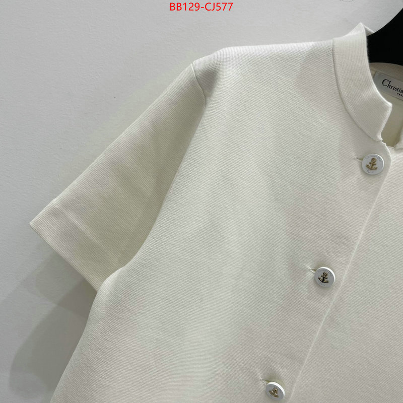 Clothing-Dior 2024 aaaaa replica customize ID: CJ577 $: 129USD