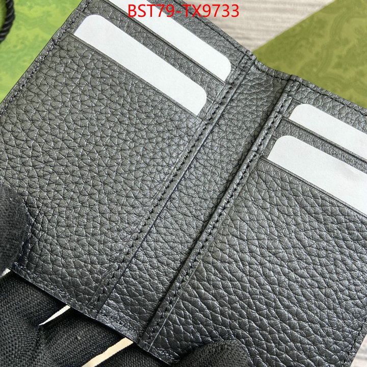 Gucci Bags(TOP)-Wallet- best quality fake ID: TX9733 $: 79USD,