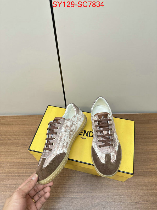 Men Shoes-Fendi shop designer replica ID: SC7834 $: 129USD