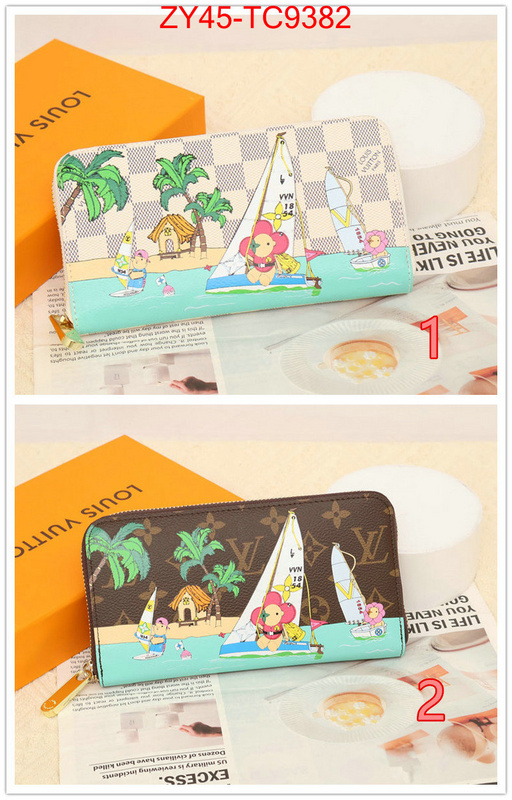 LV Bags(4A)-Wallet replica us ID: TC9382 $: 45USD,