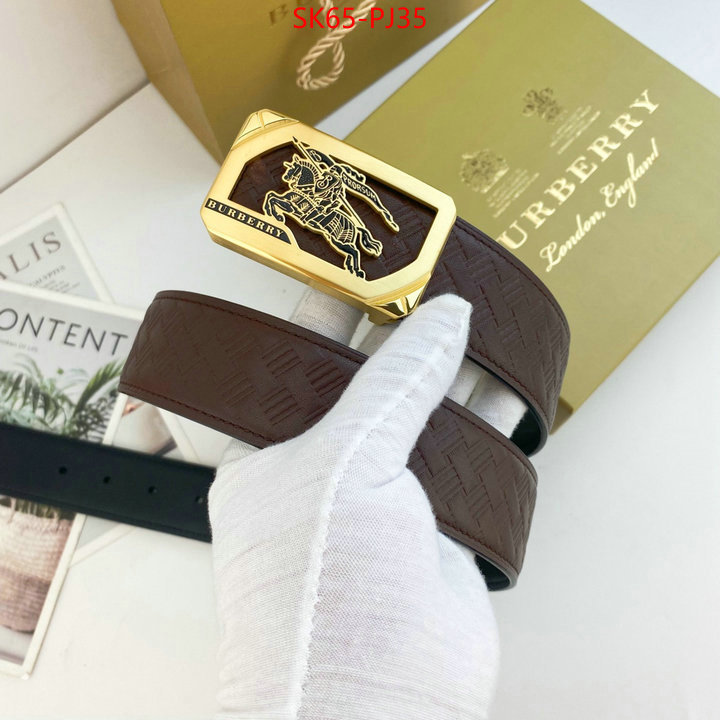 Belts-Burberry best quality fake ID: PJ35 $: 65USD