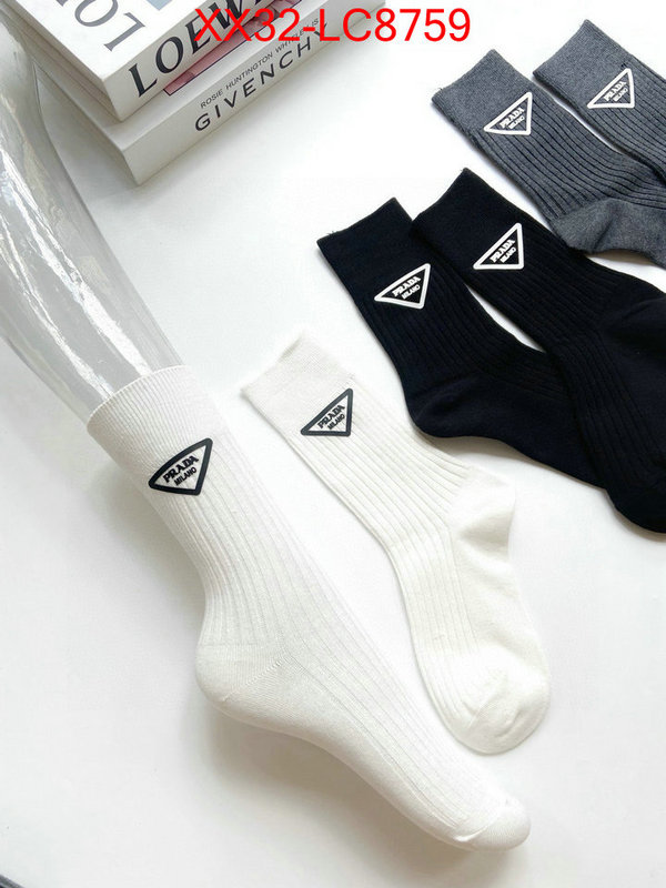 Sock-Prada fashion ID: LC8759 $: 32USD