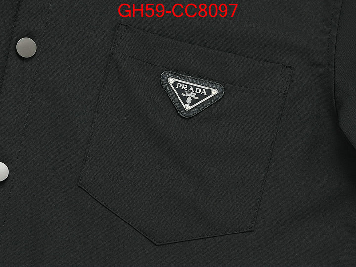 Clothing-Prada sell high quality ID: CC8097 $: 59USD