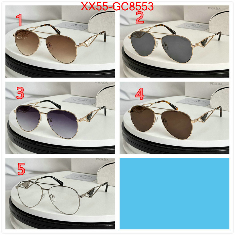 Glasses-Prada fake aaaaa ID: GC8553 $: 55USD