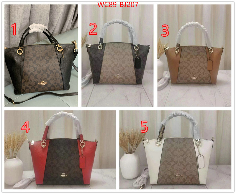 Coach Bags(4A)-Handbag- fake ID: BJ207 $: 89USD,