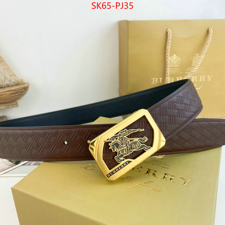 Belts-Burberry best quality fake ID: PJ35 $: 65USD