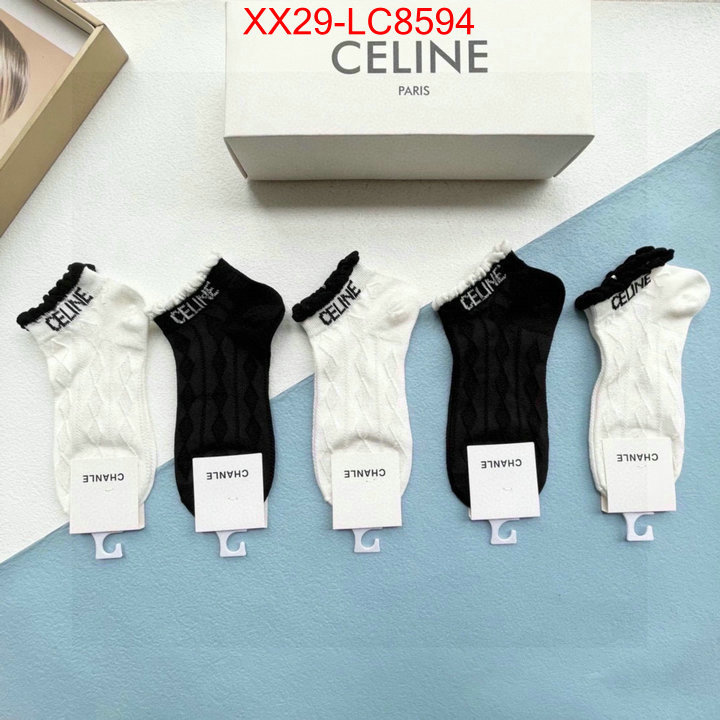 Sock-CELINE high quality designer ID: LC8594 $: 29USD