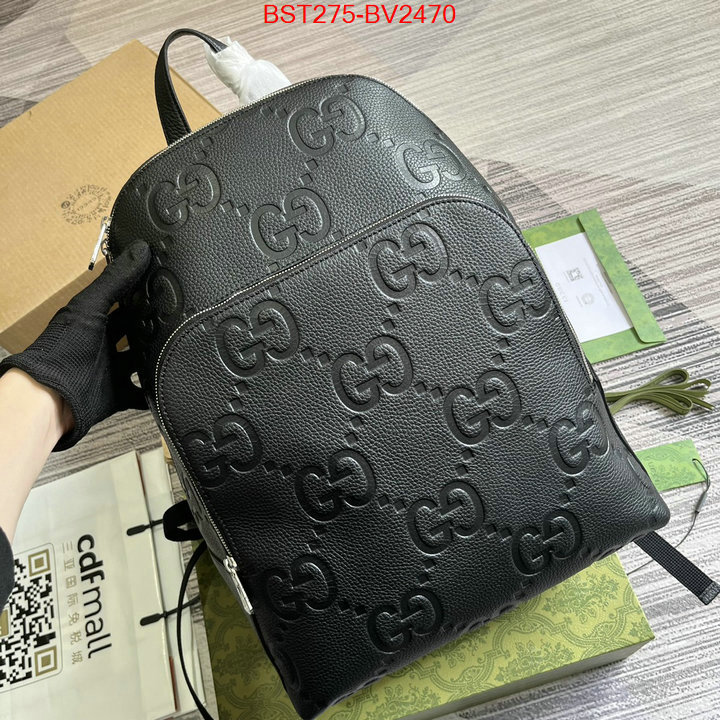 Gucci Bags(TOP)-Backpack- buy the best replica ID: BV2470 $: 275USD,