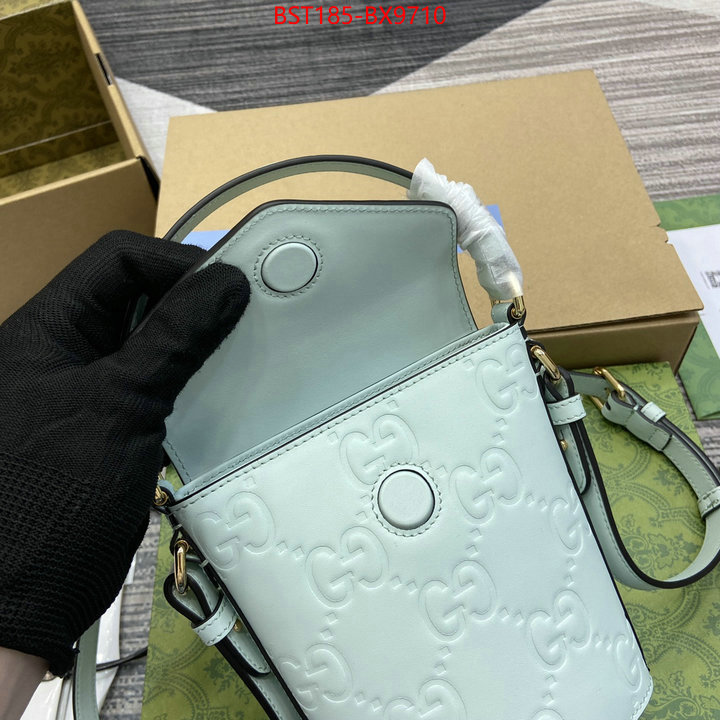 Gucci Bags(TOP)-Crossbody- mirror copy luxury ID: BX9710 $: 185USD,