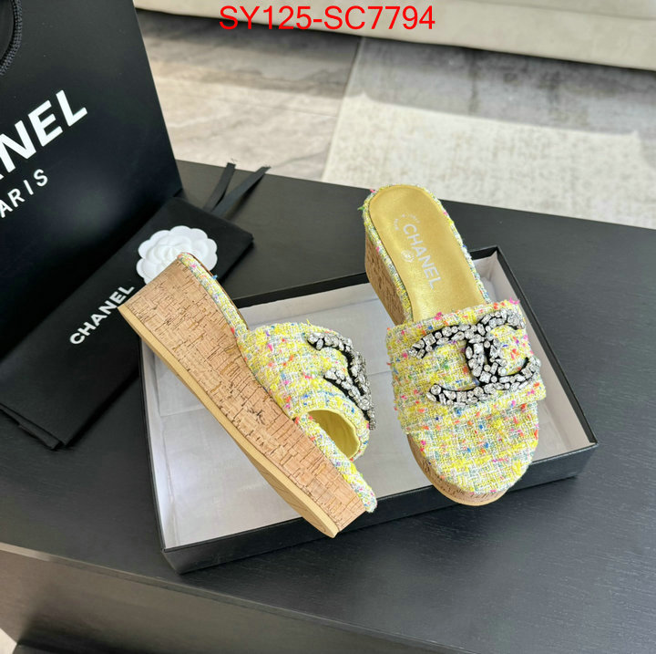 Women Shoes-Chanel brand designer replica ID: SC7794 $: 125USD