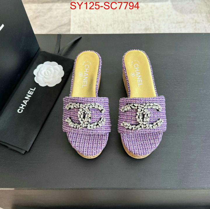 Women Shoes-Chanel brand designer replica ID: SC7794 $: 125USD