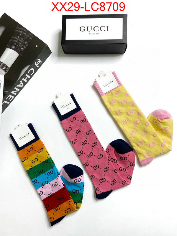 Sock-Gucci luxury cheap ID: LC8709 $: 29USD