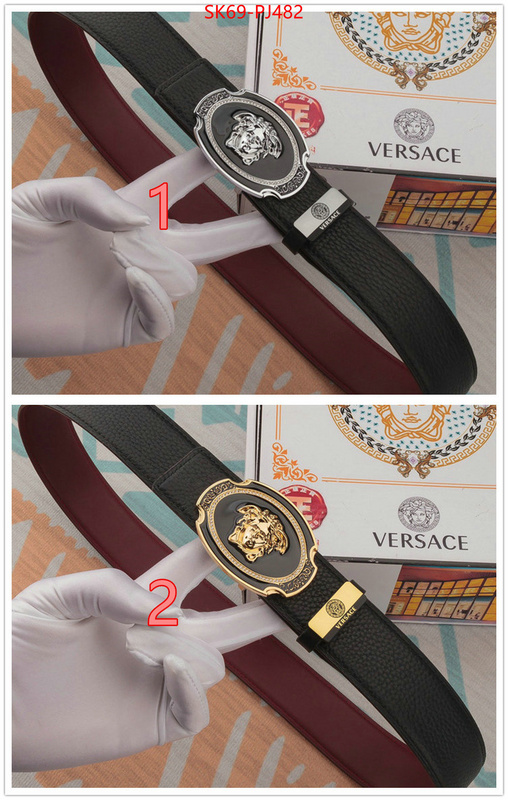 Belts-Versace luxury fashion replica designers ID: PJ482 $: 69USD