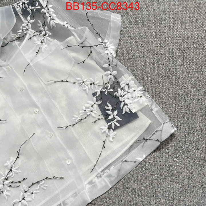 Clothing-Prada what is aaaaa quality ID: CC8343 $: 135USD