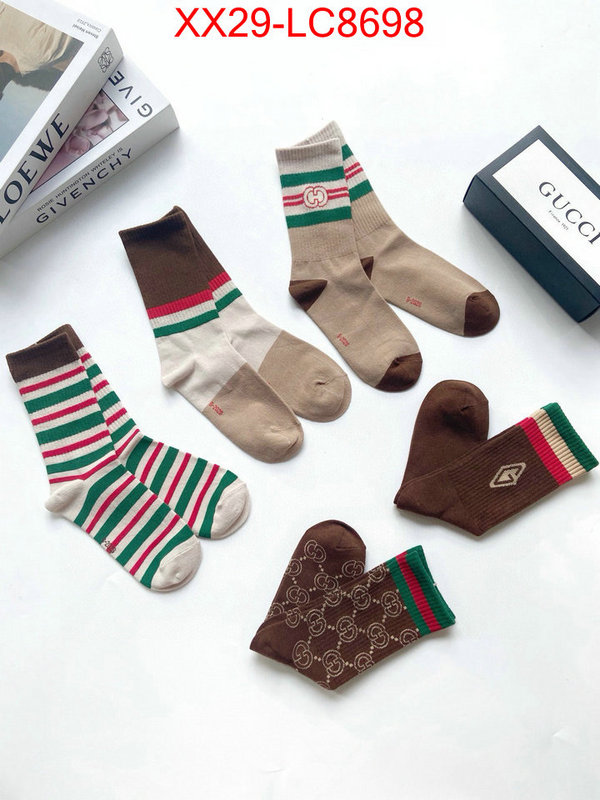 Sock-Gucci 2024 replica wholesale cheap sales online ID: LC8698 $: 29USD