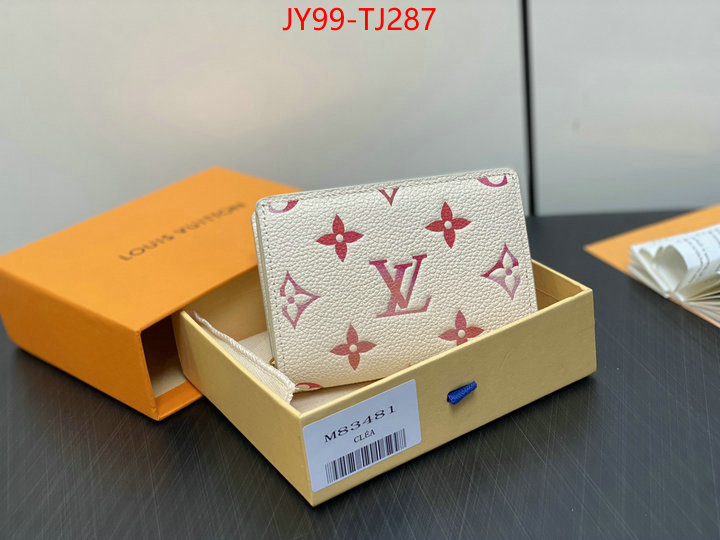 LV Bags(TOP)-Wallet buy aaaaa cheap ID: TJ287 $: 99USD,