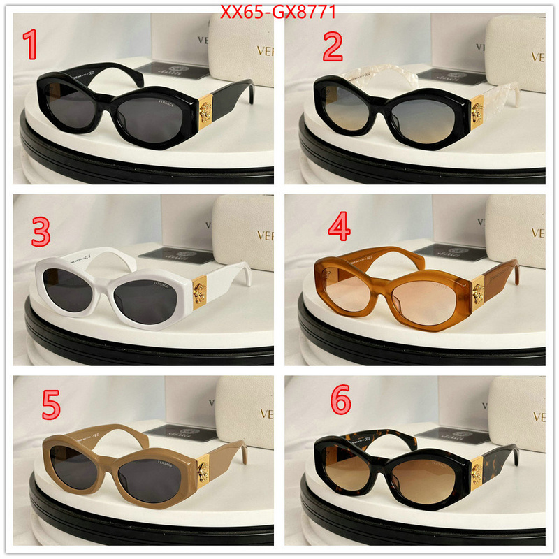 Glasses-Versace best capucines replica ID: GX8771 $: 65USD