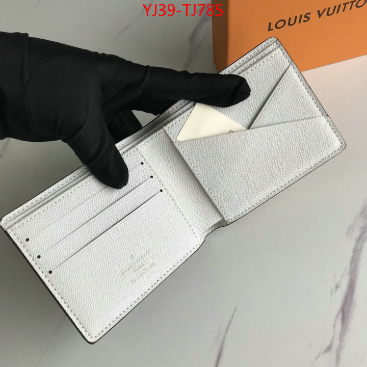 LV Bags(4A)-Wallet top brands like ID: TJ785 $: 39USD,