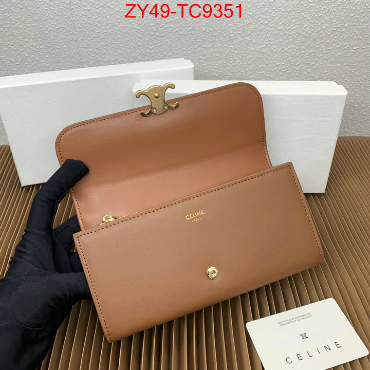 CELINE Bags(4A)-Wallet top quality replica ID: TC9351 $: 49USD,