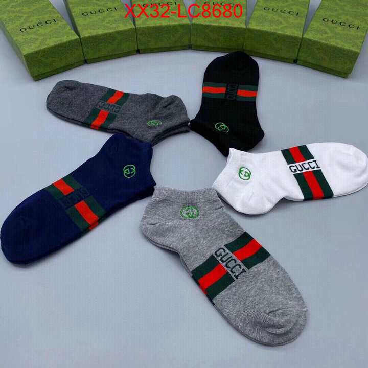 Sock-Gucci perfect replica ID: LC8680 $: 32USD