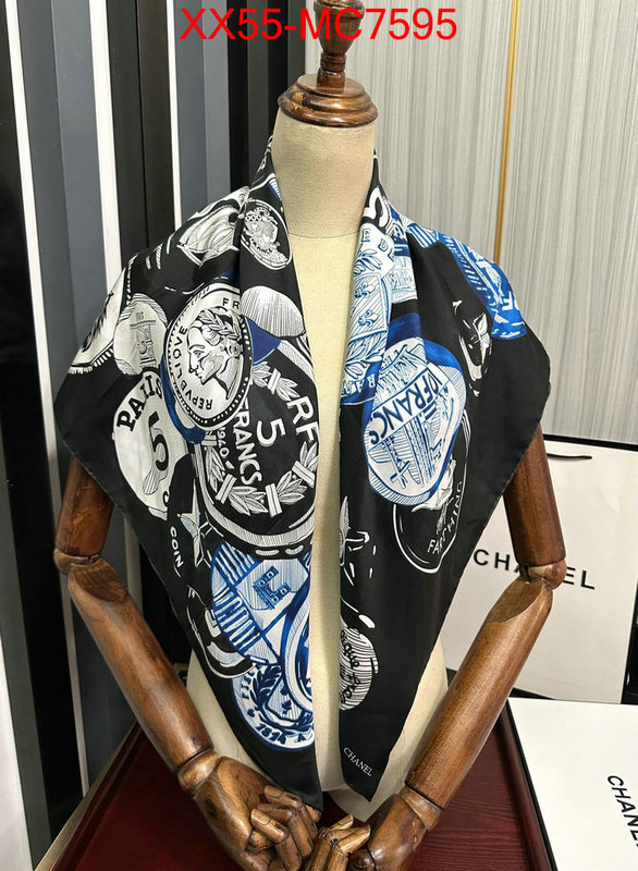 Scarf-Chanel mirror copy luxury ID: MC7595 $: 55USD