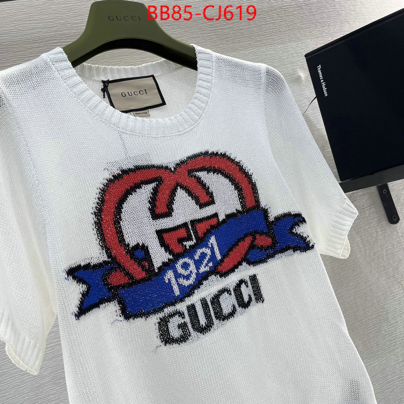 Clothing-Gucci fashion designer ID: CJ619 $: 85USD