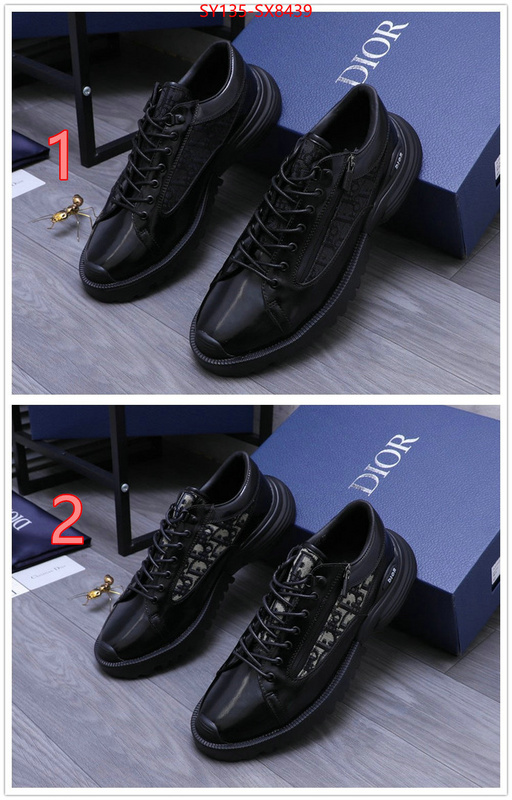 Men shoes-Dior designer replica ID: SX8439 $: 135USD