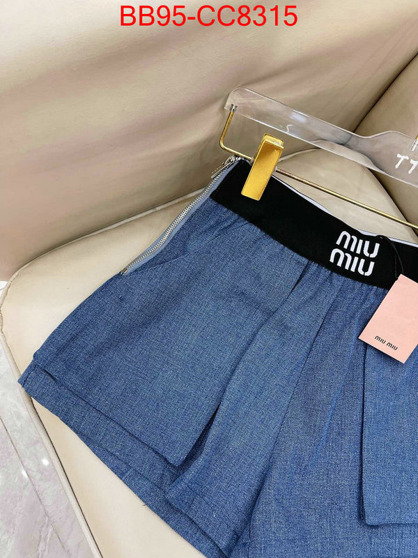 Clothing-MIU MIU find replica ID: CC8315 $: 95USD