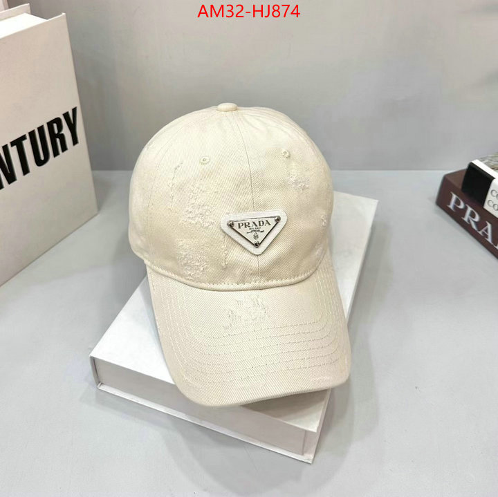 Cap (Hat)-Prada buy luxury 2024 ID: HJ874 $: 32USD