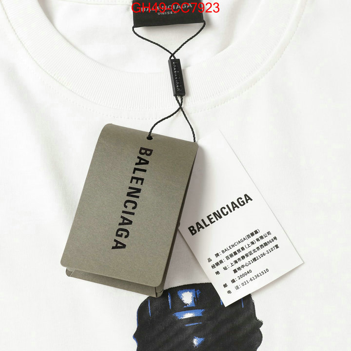 Clothing-Balenciaga quality replica ID: CC7923 $: 49USD