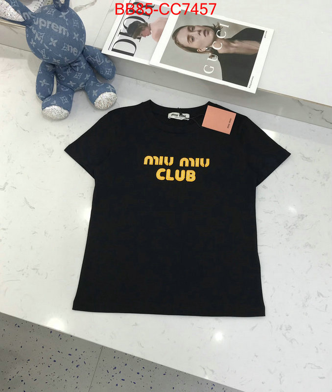 Clothing-MIU MIU replica wholesale ID: CC7457 $: 85USD